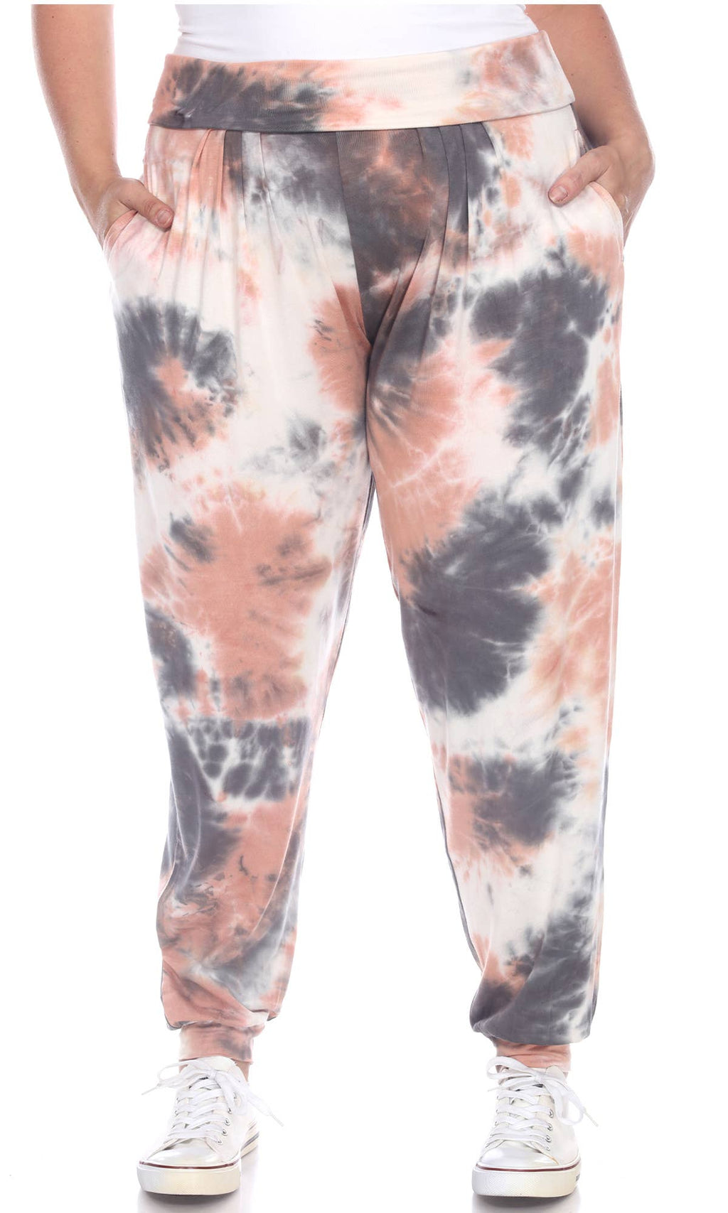 Plus Size Tie Dye Harem Pants