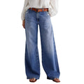 Vintage Washed Straight Leg Simple Jeans