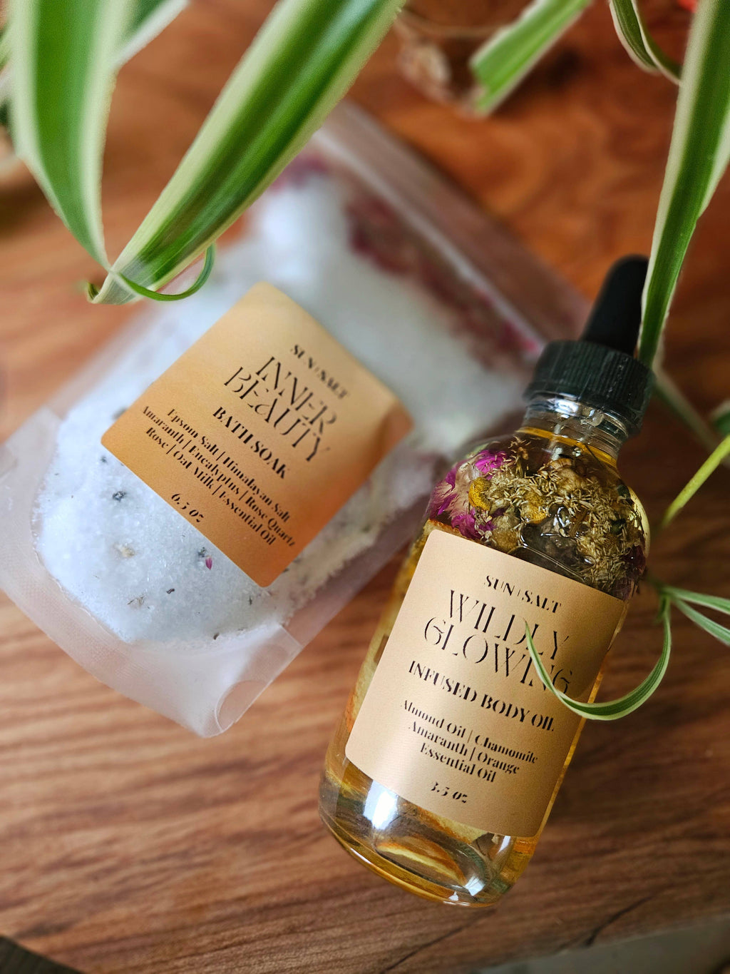 Me Time Mother's Day Gift Set - Infused Body Oil & Bath Soak