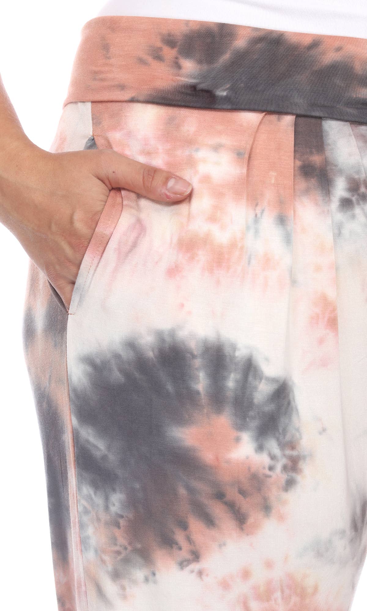 PLUS SIZE TIE DYE HAREM PANTS