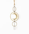 Surya Crescent Moon Brass Suncatcher