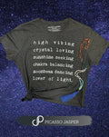 NEW STYLE! Lover of Light, Vintage Vibe Tee: Large