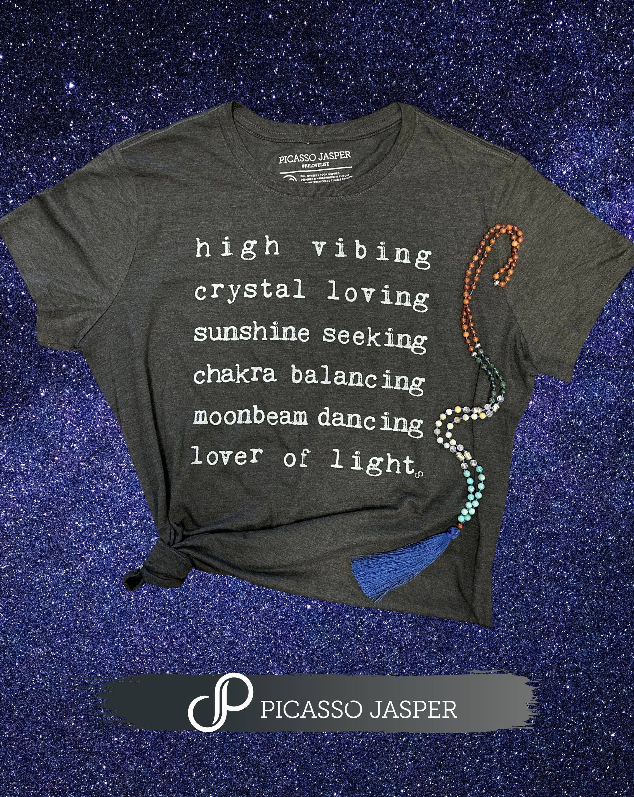 NEW STYLE! Lover of Light, Vintage Vibe Tee: Large