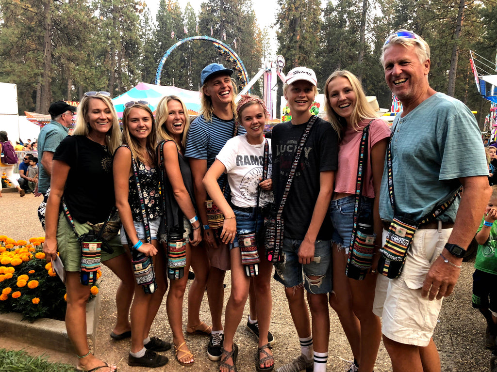 Assorted Water Bottle Holder and Phone Pocket