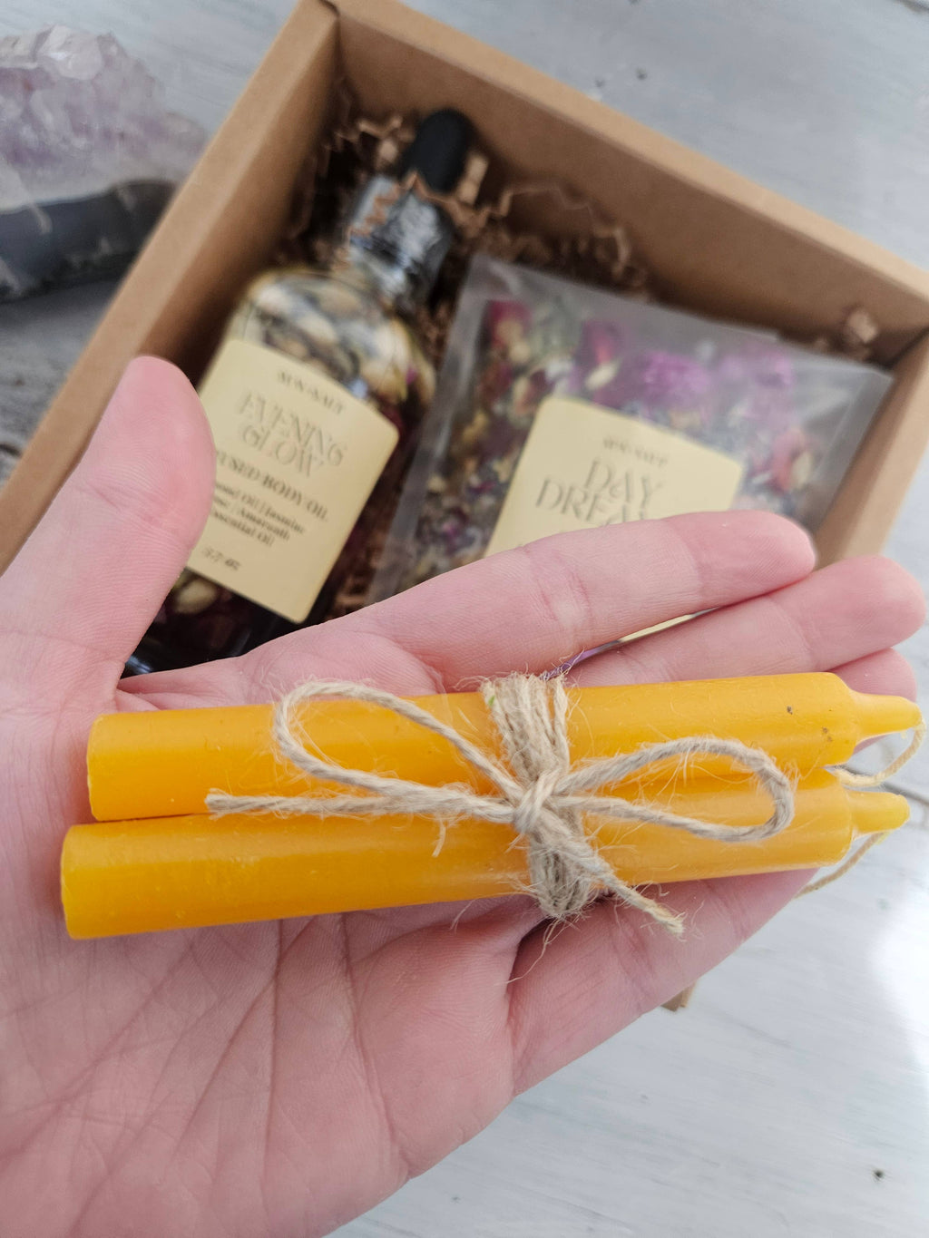 Mother's Day Bath Gift Set - Floral Bath Soak & Infused Oil