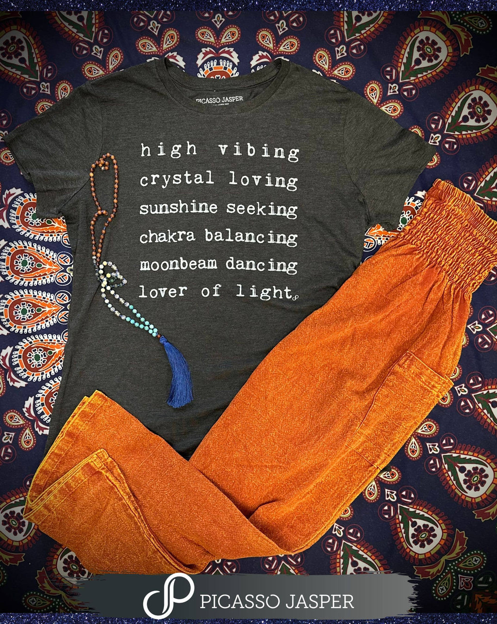 NEW STYLE! Lover of Light, Vintage Vibe Tee: Large