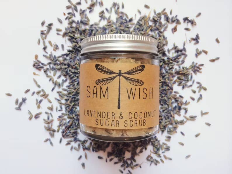 Lavender & Coconut Sugar Scrub: 4 oz