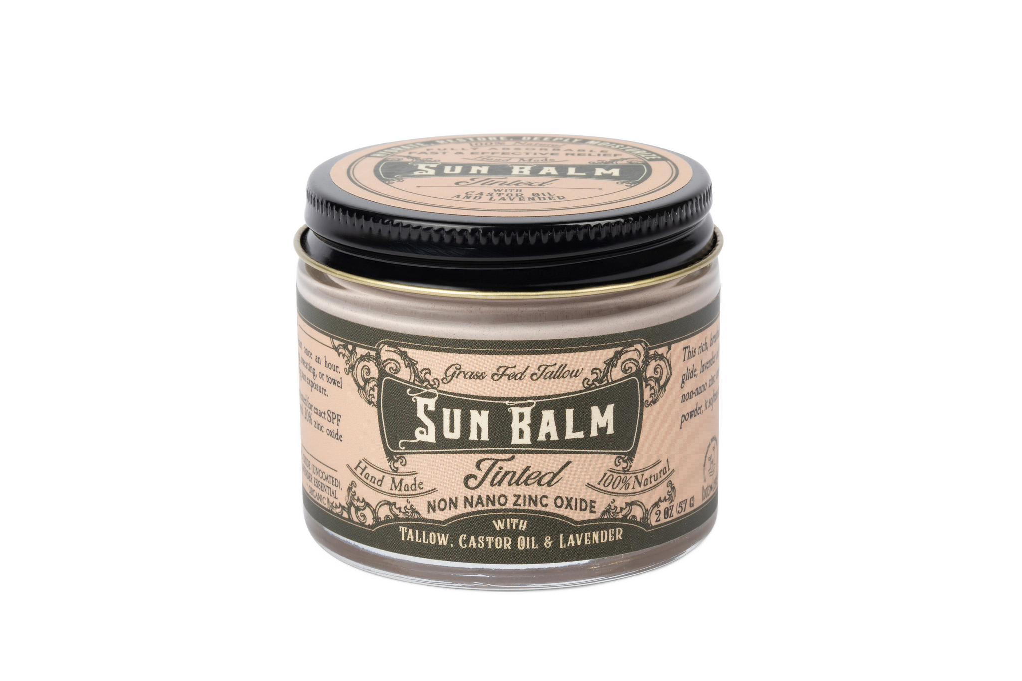 Sun Balm - Tinted Tallow Lavender Sunscreen "reef safe"