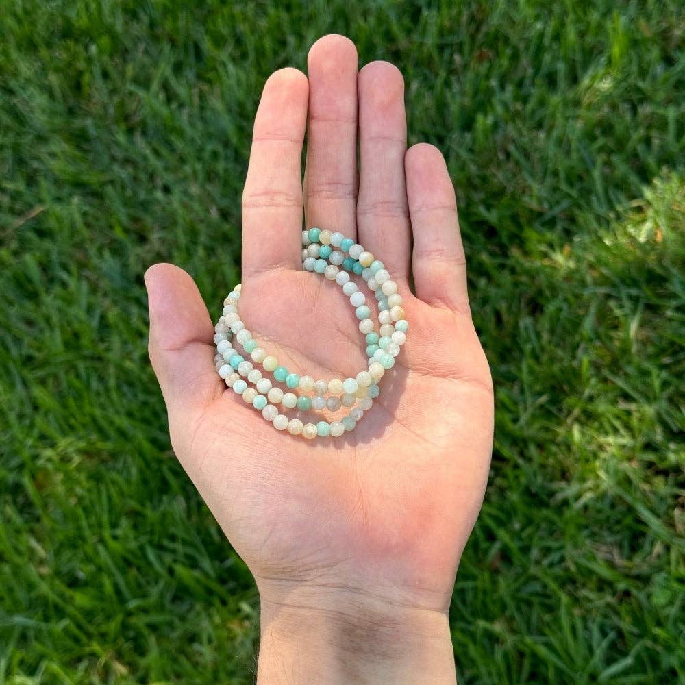 Crystal Bracelet - 4mm Amazonite