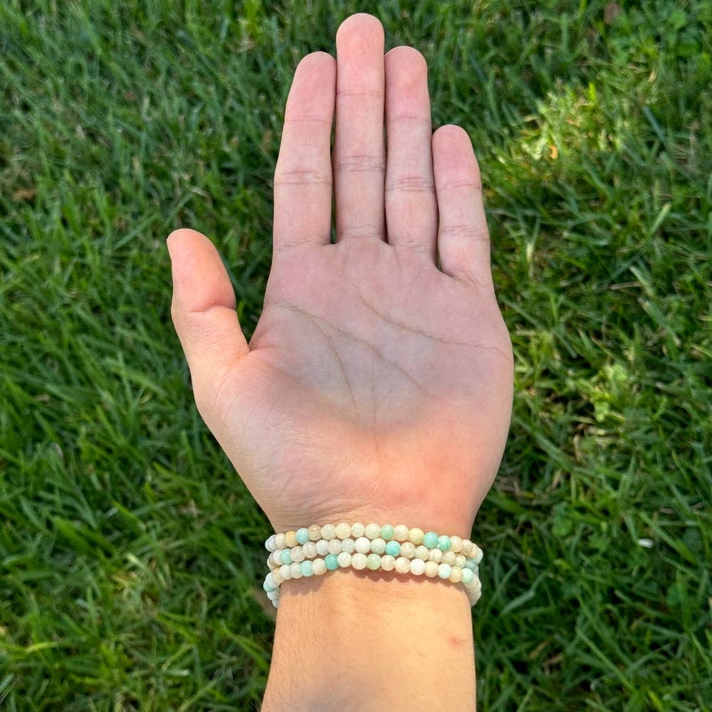 Crystal Bracelet - 4mm Amazonite