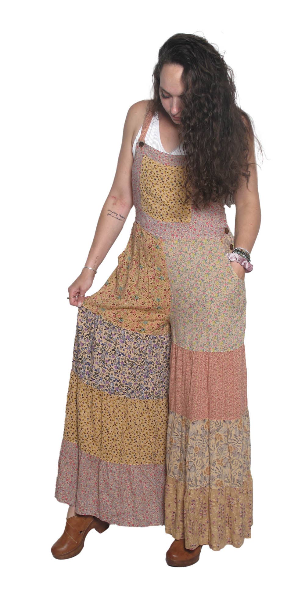 Sunshine Daydream Overalls: Ivory