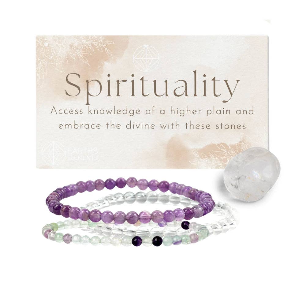 Intentions Bracelet Set - 4mm Spirituality