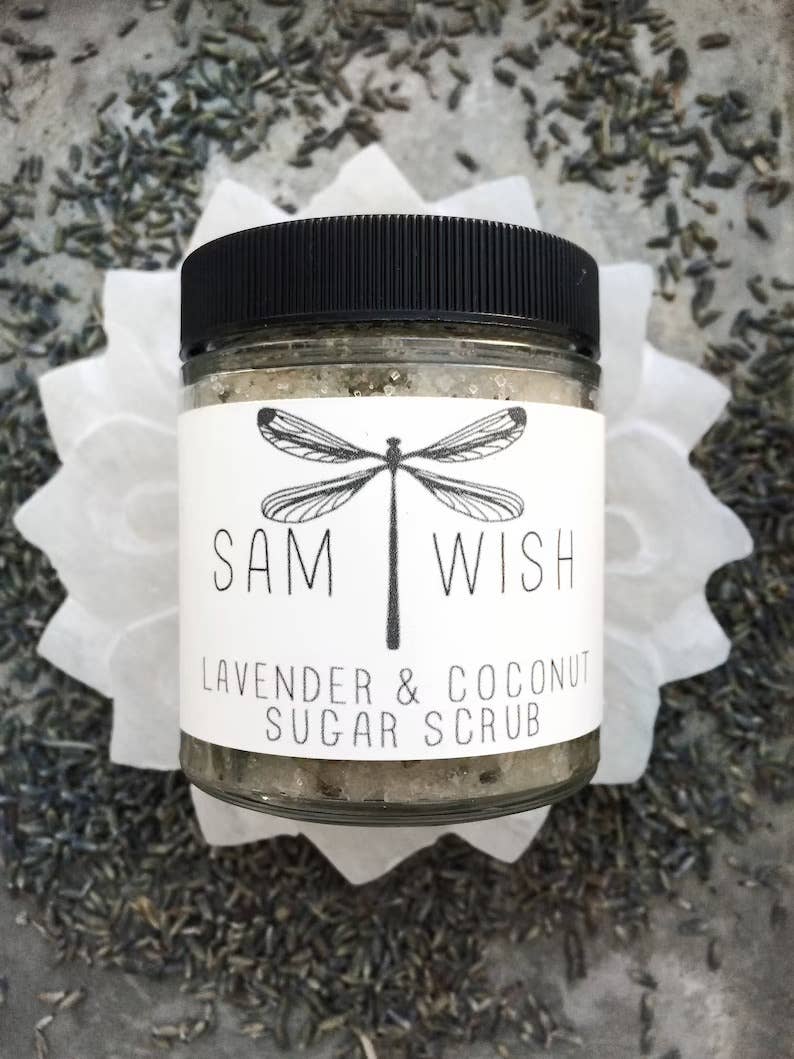 Lavender & Coconut Sugar Scrub: 4 oz