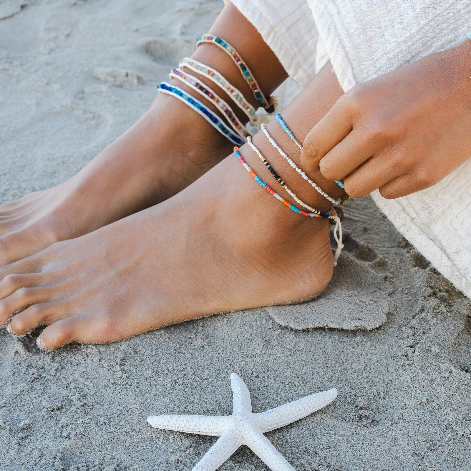 Beaded Anklets