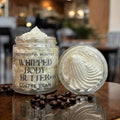 WHIPPED BEESWAX BODY BUTTER | TRIPLE BUTTER BLEND + BEESWAX: Mango Peach / 2 Oz Glass Jar