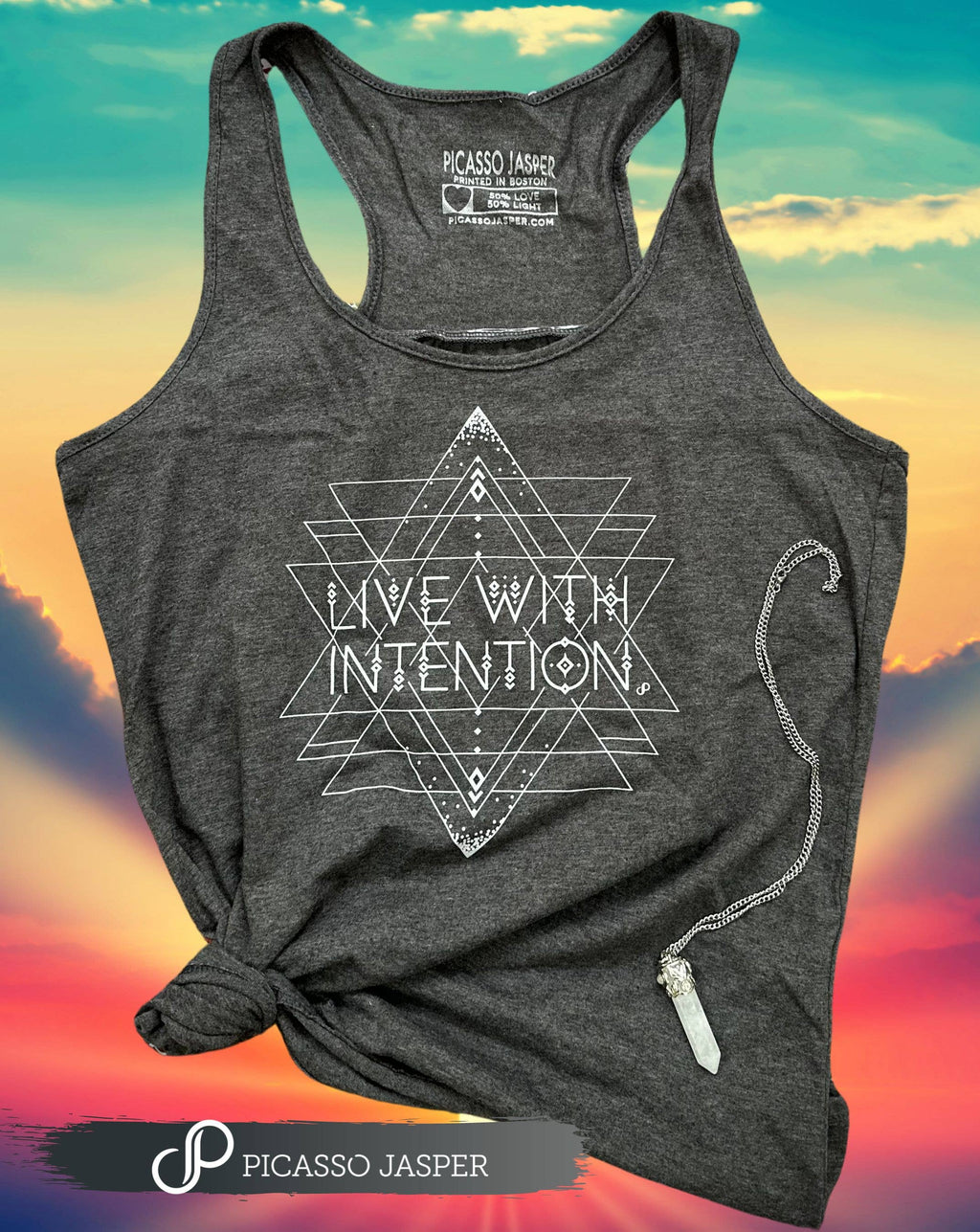 Live with Intention, Gathered Racerback Tank