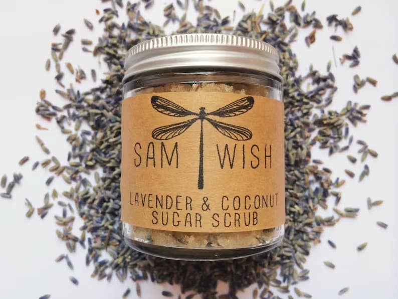 Lavender & Coconut Sugar Scrub: 4 oz