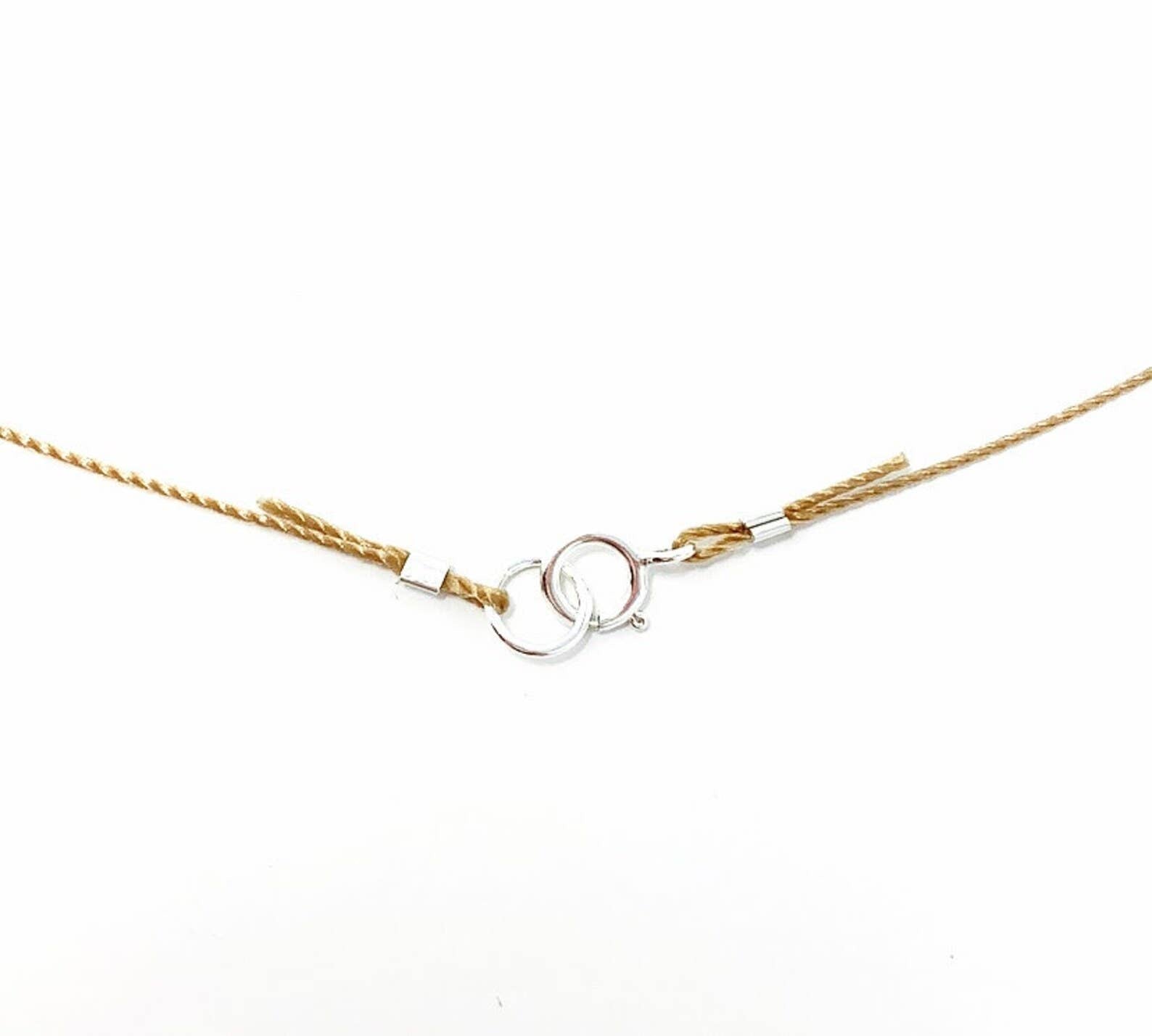 Moonstone Smooth Small Teardrop Necklace: 18"
