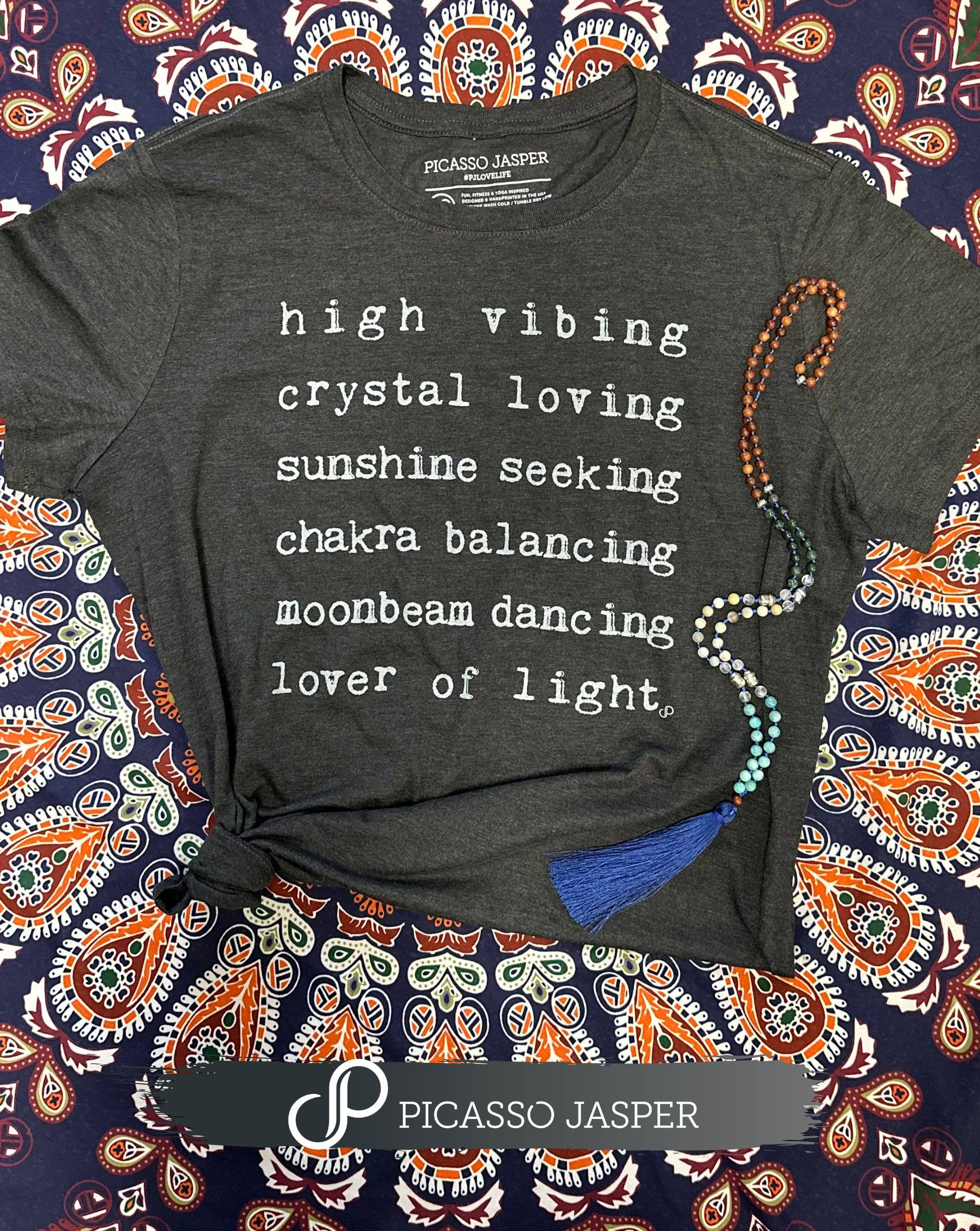 NEW STYLE! Lover of Light, Vintage Vibe Tee: Large