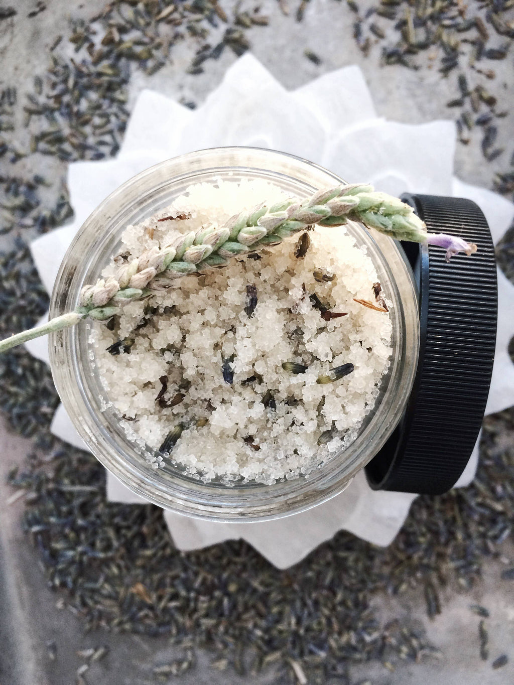 Lavender & Coconut Sugar Scrub: 4 oz