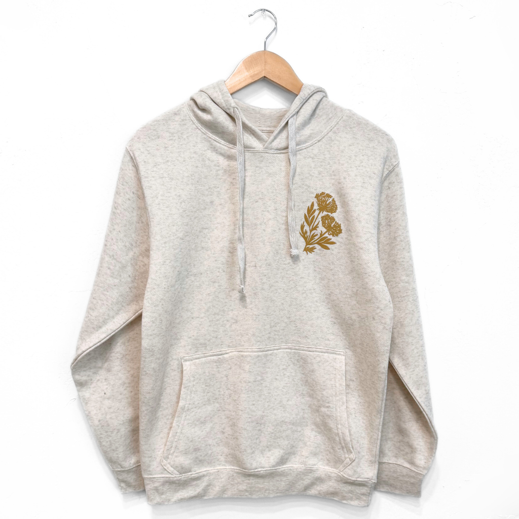 Wild Field Unisex Hoodie - Heather Natural