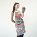 Apron | Passion Flower Blue Spice