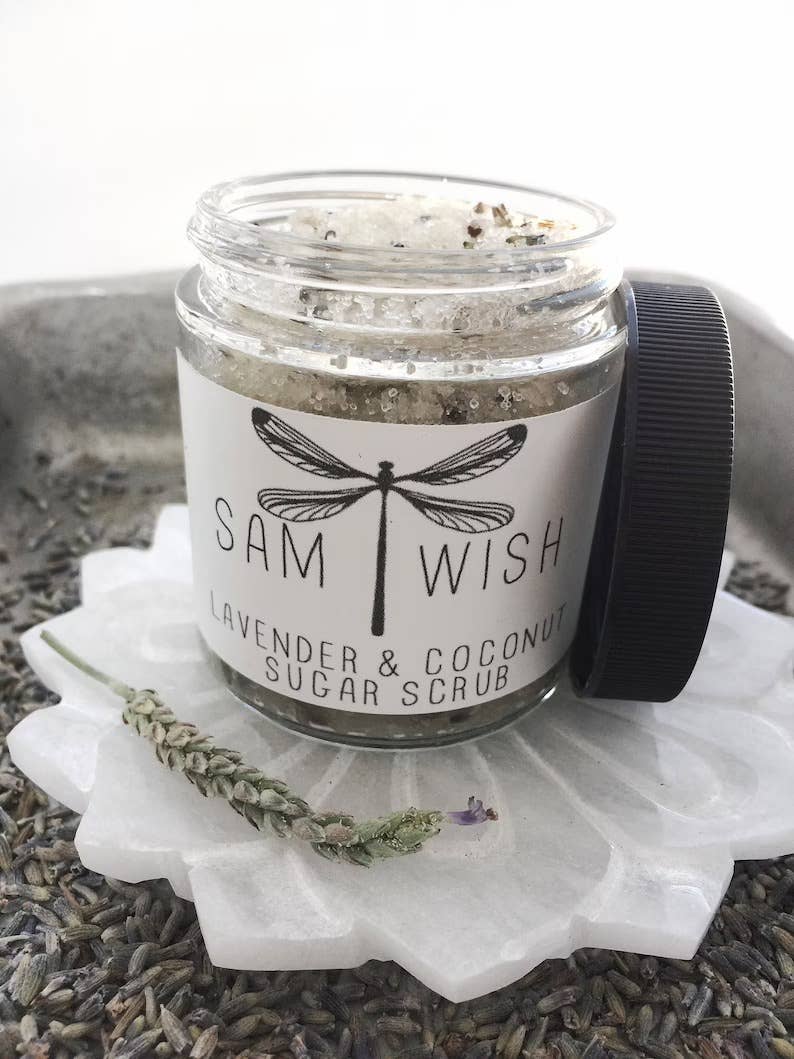 Lavender & Coconut Sugar Scrub: 4 oz