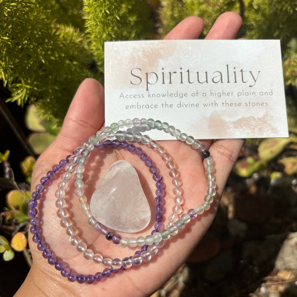 Intentions Bracelet Set - 4mm Spirituality