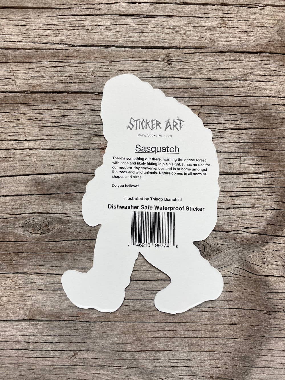 Sasquatch Yeti Bigfoot Sticker