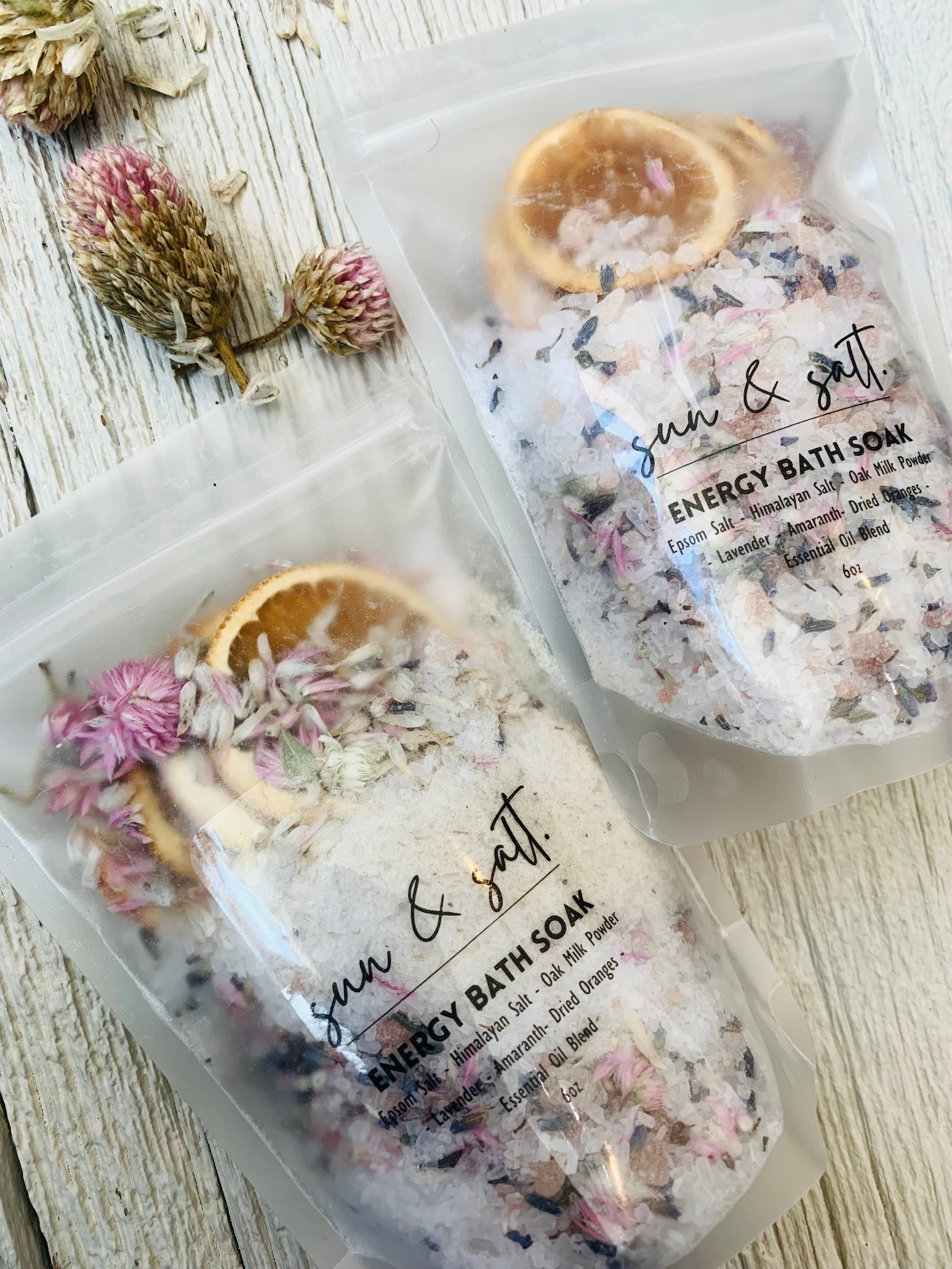 Energy Bath Soak - Bath Salts - Mother's Day Gift
